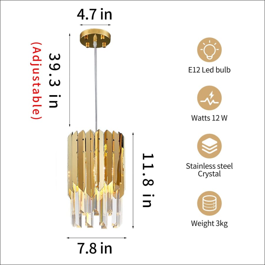 Triple Soilders Plated Chandelier