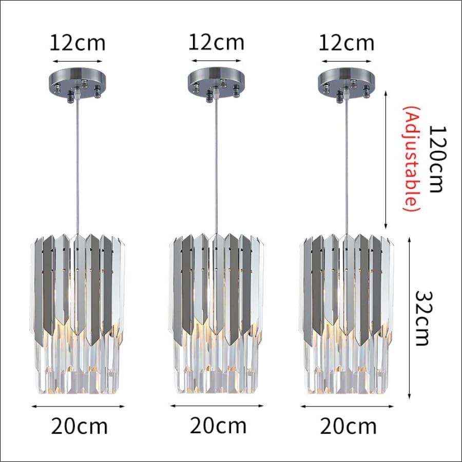 Triple Soilders Plated Chandelier