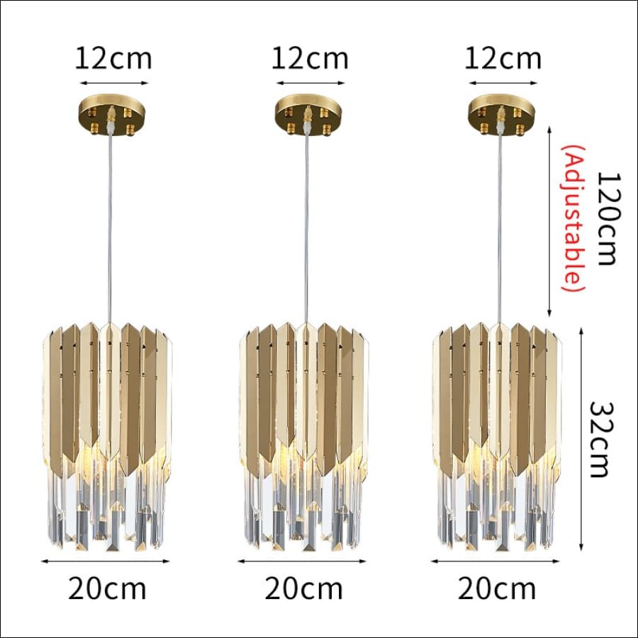 Triple Soilders Plated Chandelier