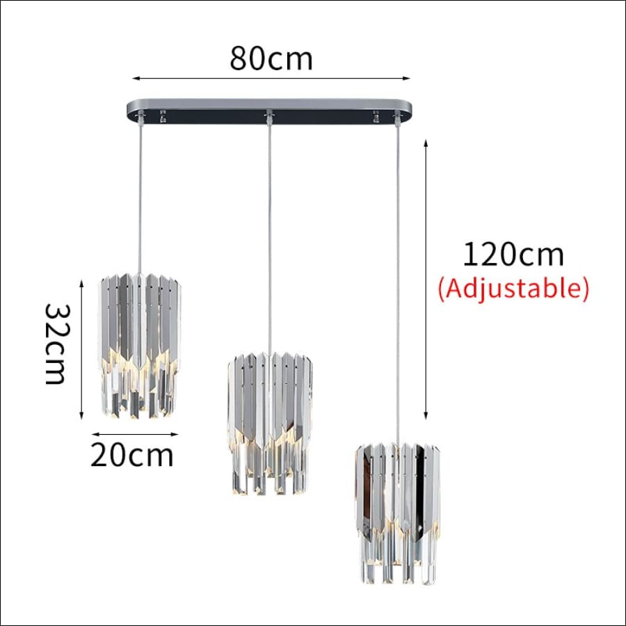 Triple Soilders Plated Chandelier