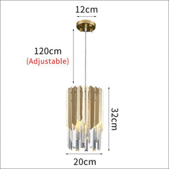 Triple Soilders Plated Chandelier